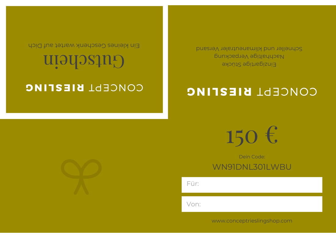 Concept Riesling Gutschein (Webshop & Tastings)