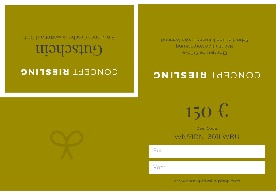 Concept Riesling Gutschein (Webshop & Tastings)